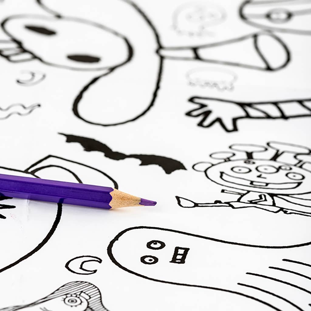 Giant Poster Tablecloth - Monsters and Ghosts