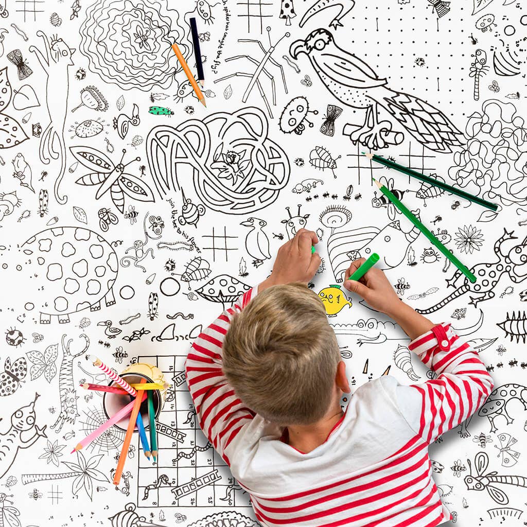 Colour-in Giant Poster / Tablecloth – Puzzletime