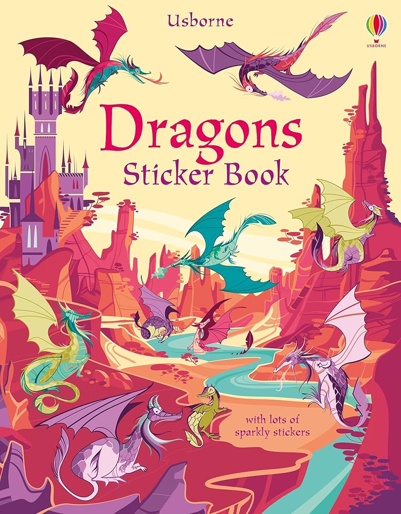 Dragons Sticker Book cover image