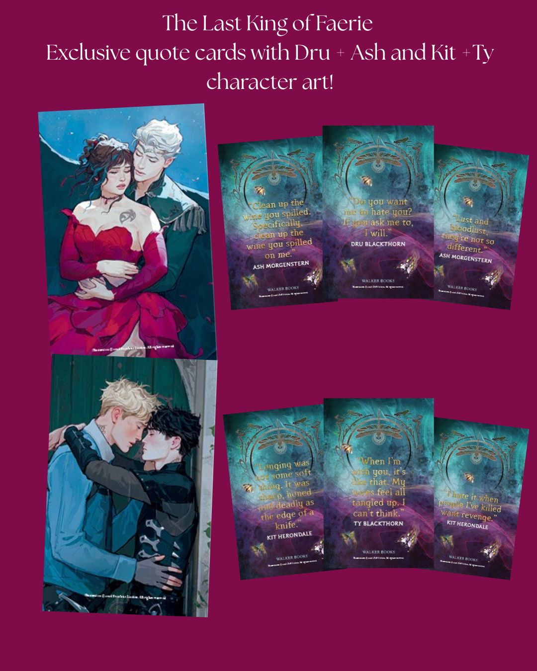 PRE-ORDER with a stunning character card: The Last King of Faerie: A Shadowhunters Novel by Cassandra Clare - publishes 2nd November