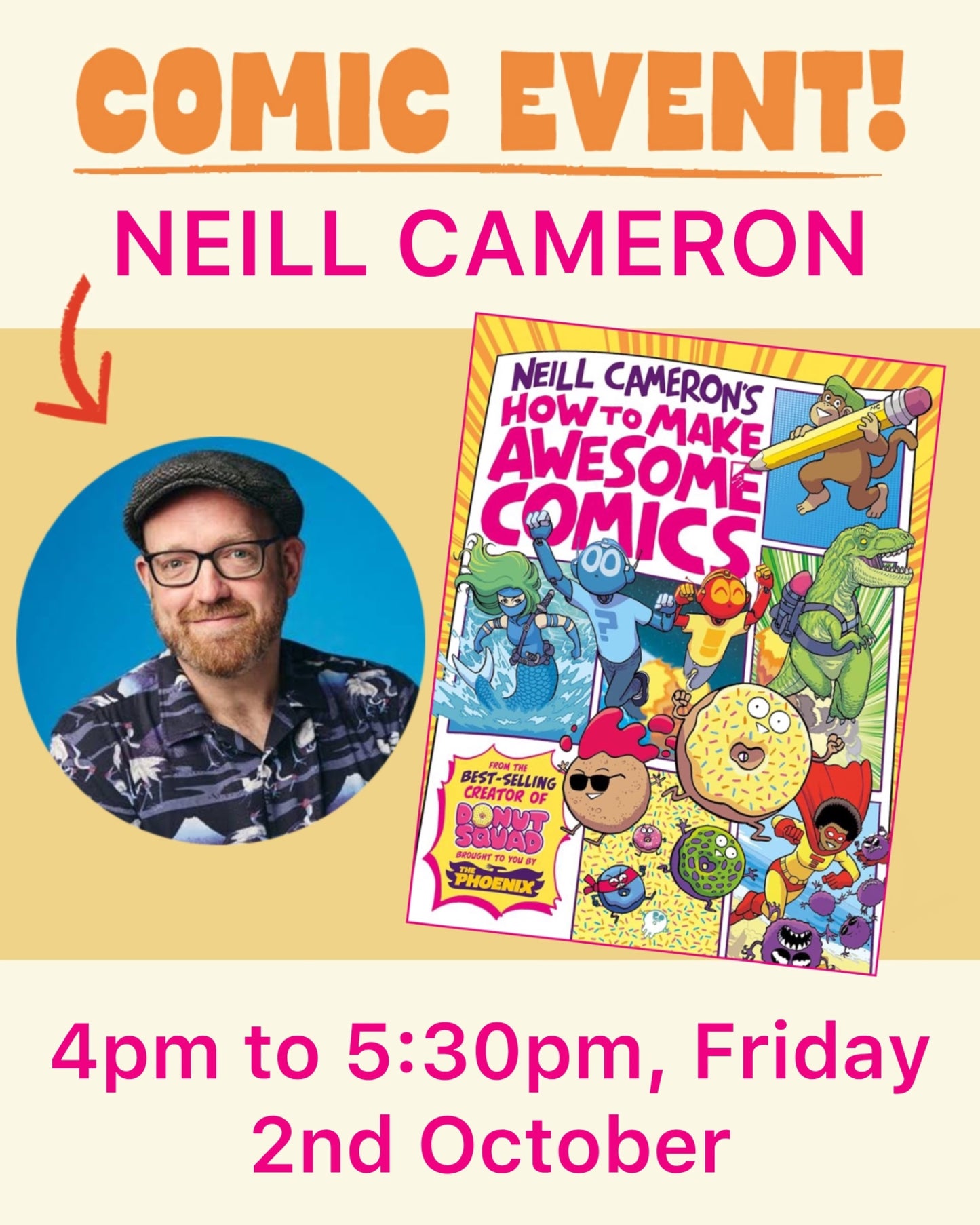 Comic Workshop with NEILL CAMERON - 02/10/26