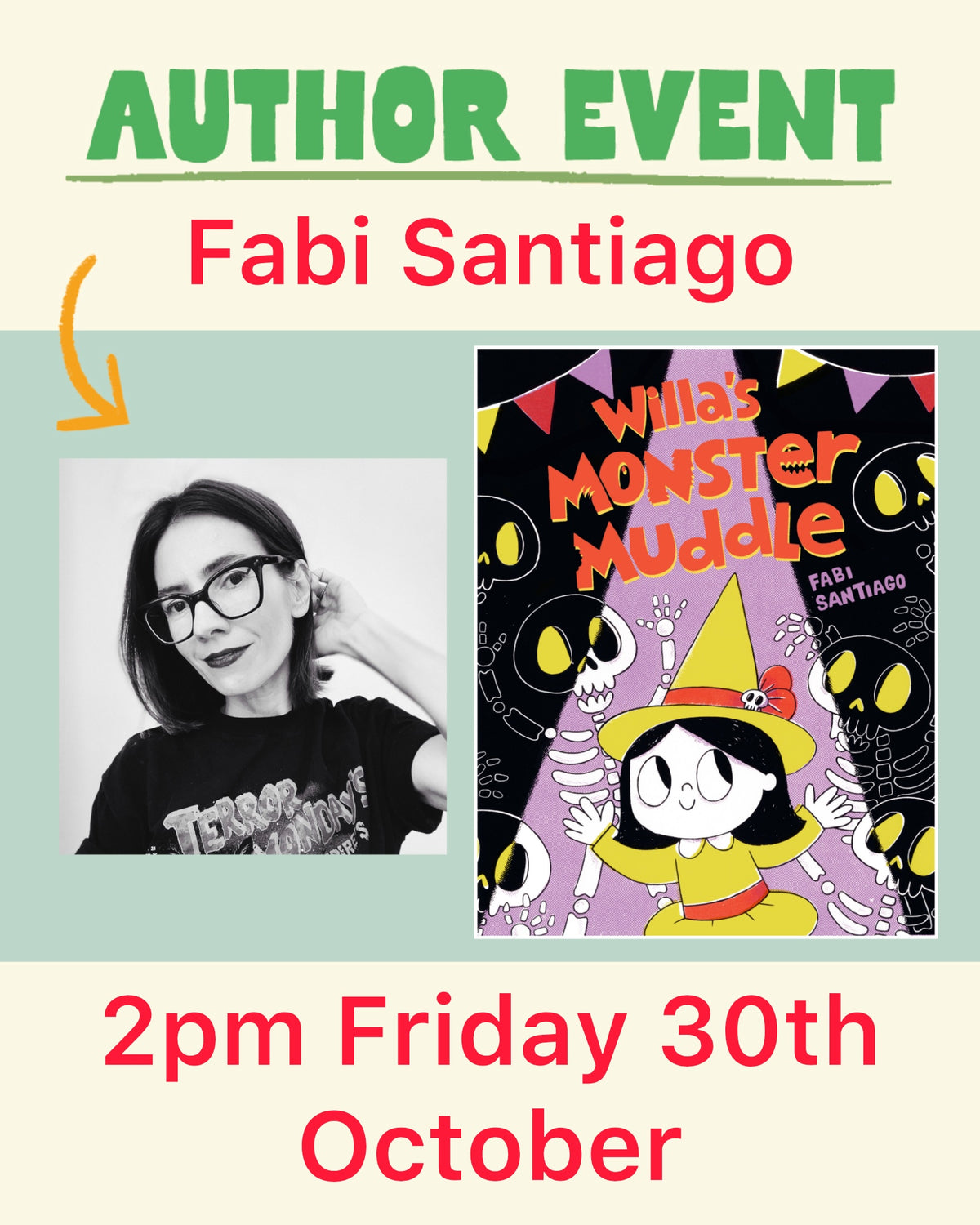 Author event with FABI SANTIAGO - 30/10/26