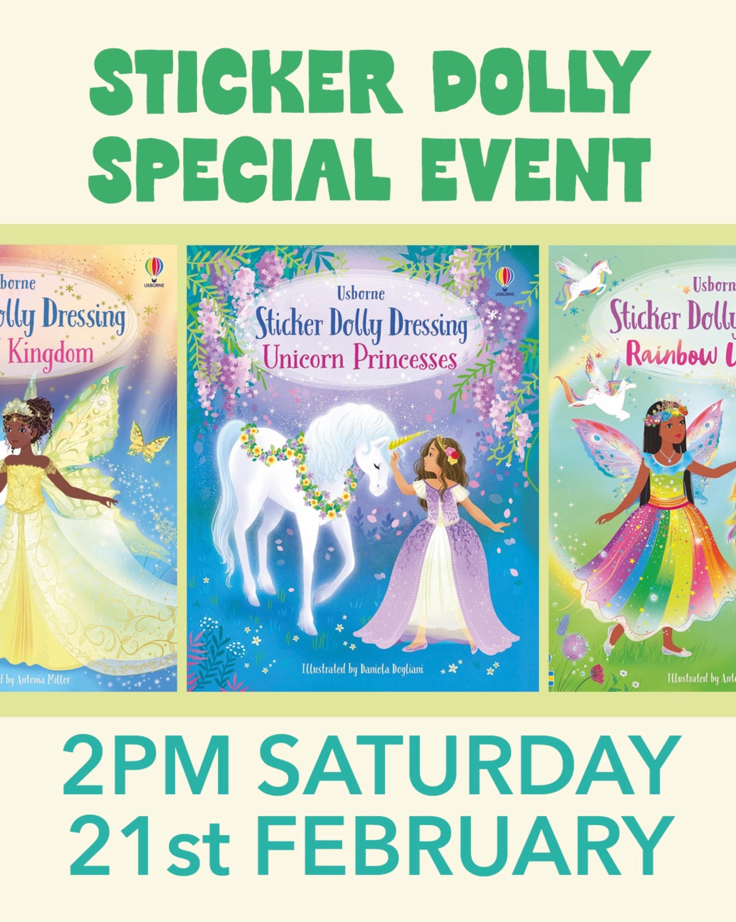 A Sticker Dolly Dressing Event - 2pm 21/02/26