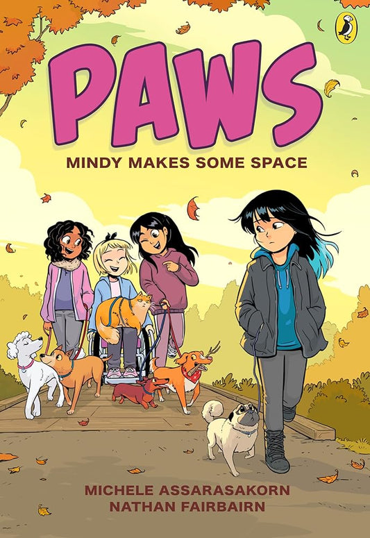PAWS: Mindy Makes Some Space: An adorable graphic novel series about friendship and pets perfect for fans of The Baby-Sitters Club cover image