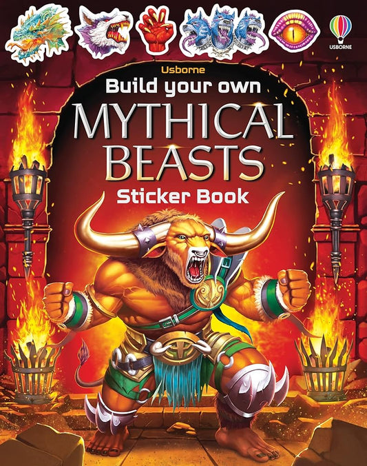 Build Your Own Mythical Beasts (Build Your Own Sticker Book) cover image