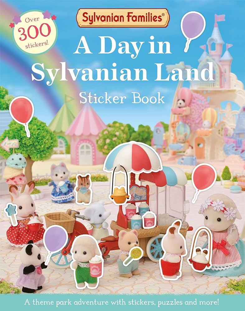 Sylvanian Families: A Day in Sylvanian Land Sticker Book: An official Sylvanian Families sticker activity book, with over 300 stickers! cover image
