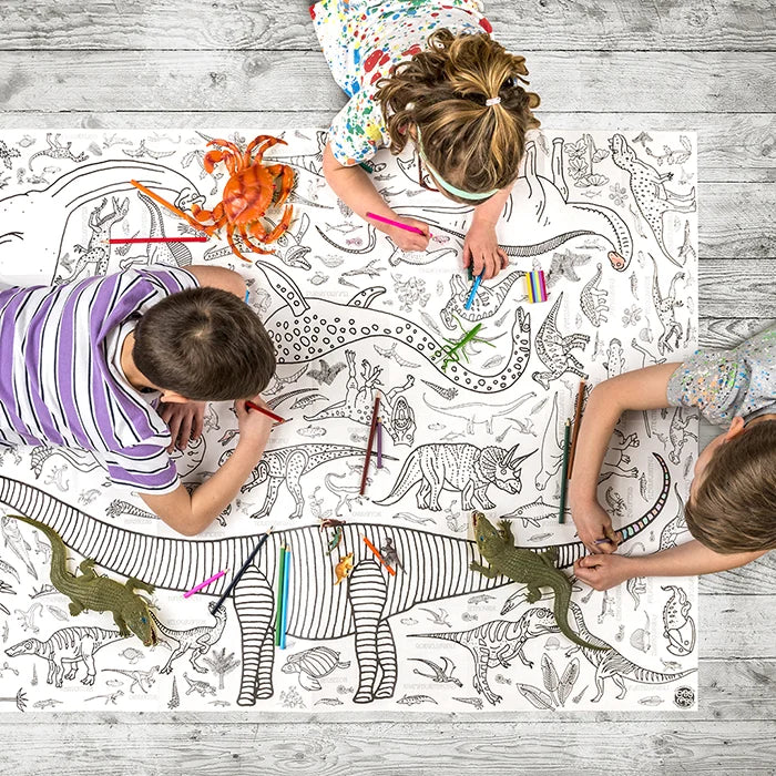 Colour-in Giant Poster - Dinosaurs