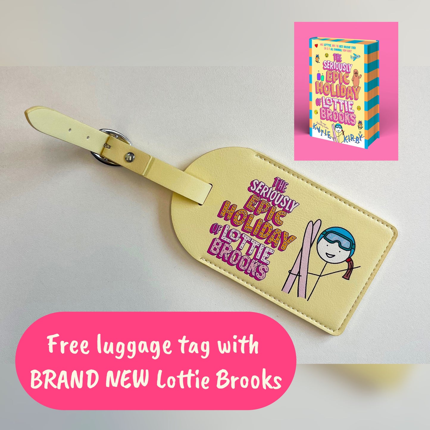 PRE-ORDER SIGNED INDIE EDITION: The Seriously Epic Holiday of Lottie Brooks (Hardback) by Katie Kirby - Publishing 09/04/26