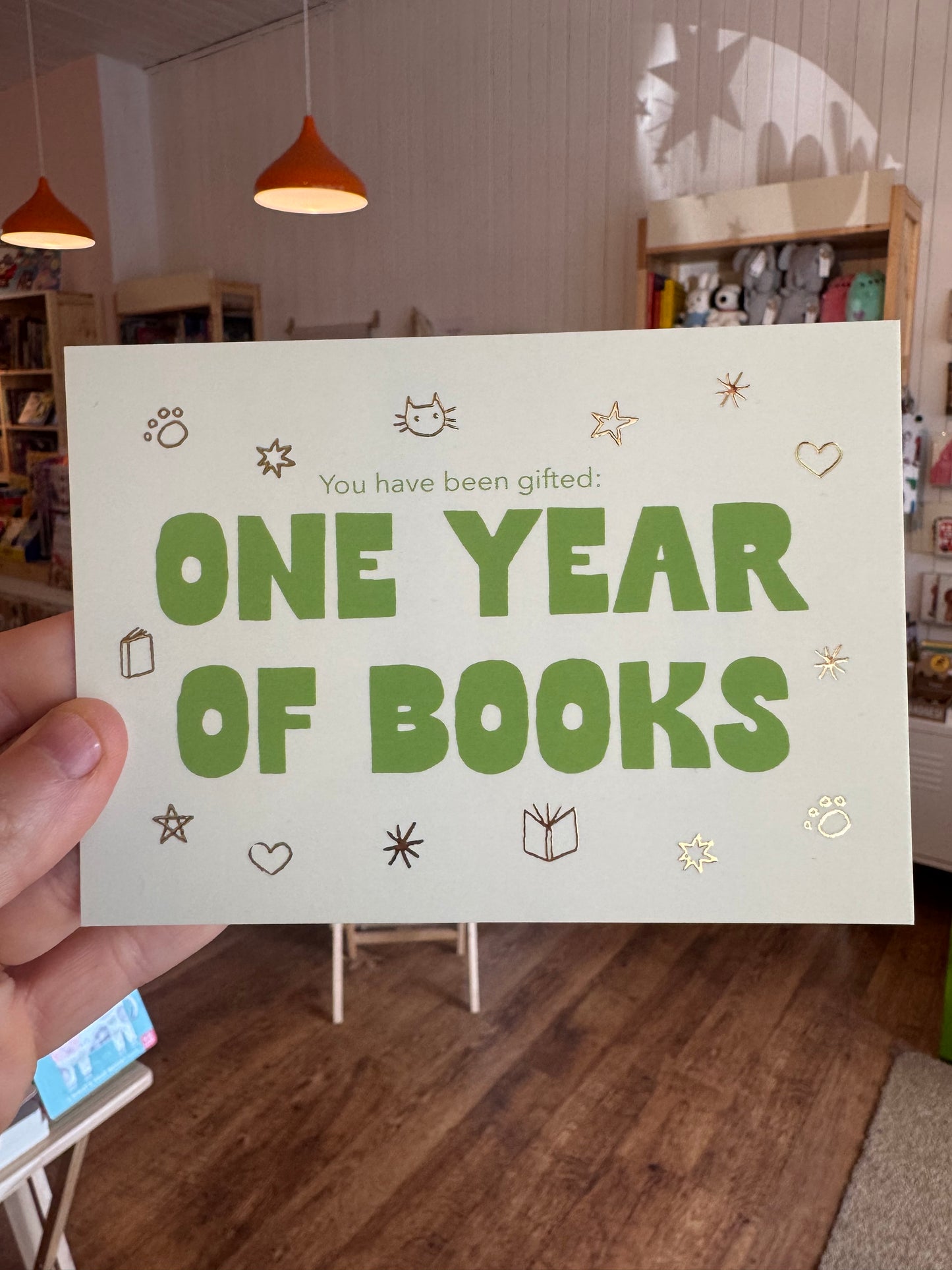 One Year of Books Gift