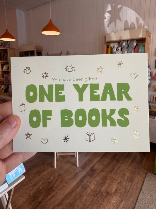 One Year of Books Gift