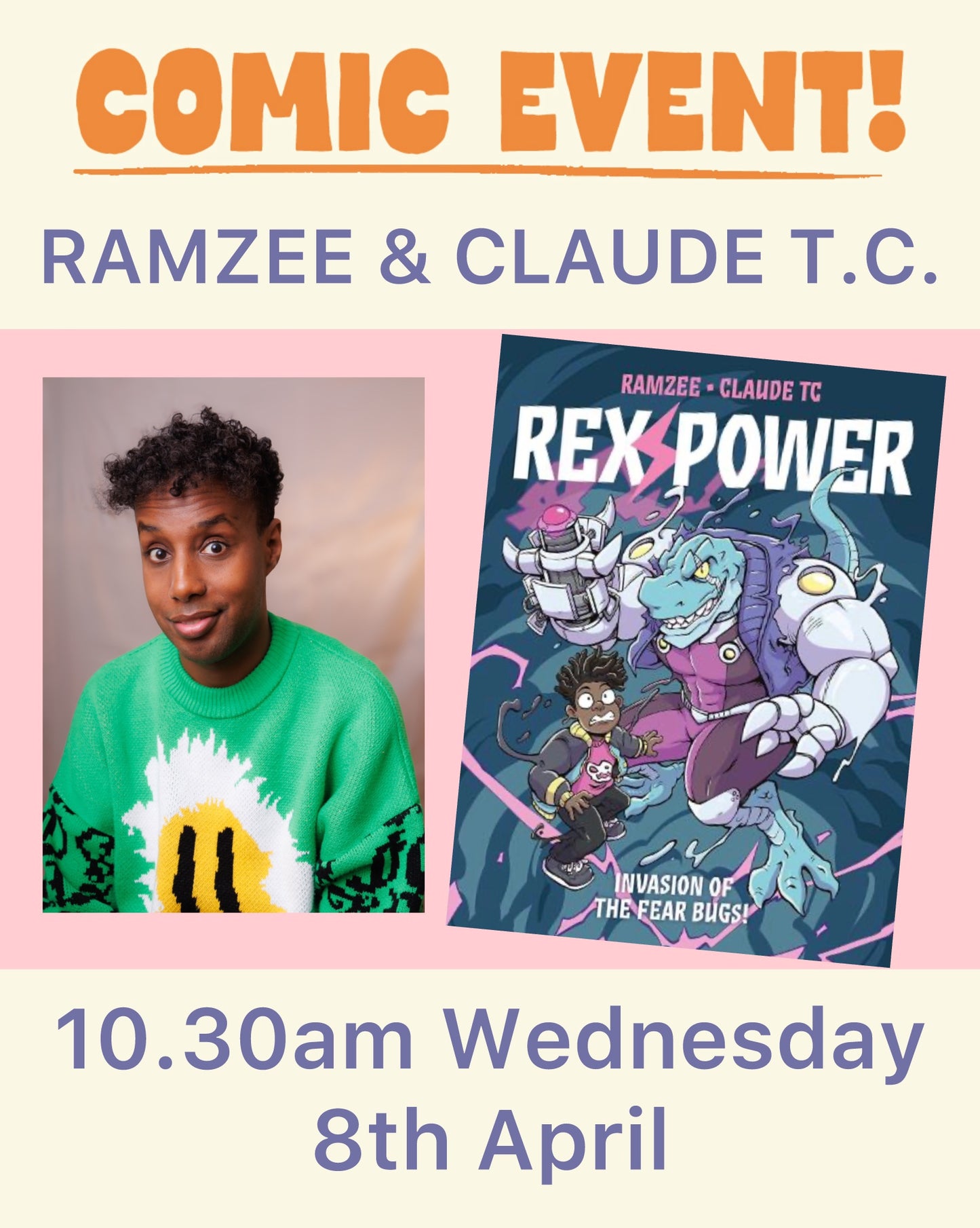 Ramzee & Claude T.C. - 10.30am Weds 8th April